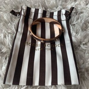 HENRI BENDEL Bangle - Brown & Rose Gold